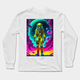 Skull Spaceman Long Sleeve T-Shirt